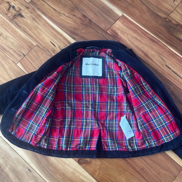 Abercrombie Classic Navy Blue Velvet Blazer/Jacket size M - Picture 6 of 10